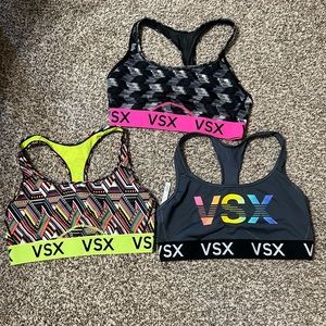 Like NEW Victoria’s Secret Sports Bra bundle 3 Large